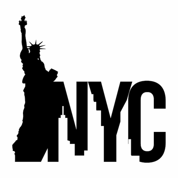 NYC logo symbol design vector art