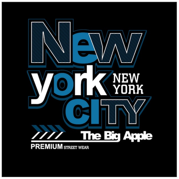 NYC New York city Vintage typography design in vector illustration tshirt clothing and other uses