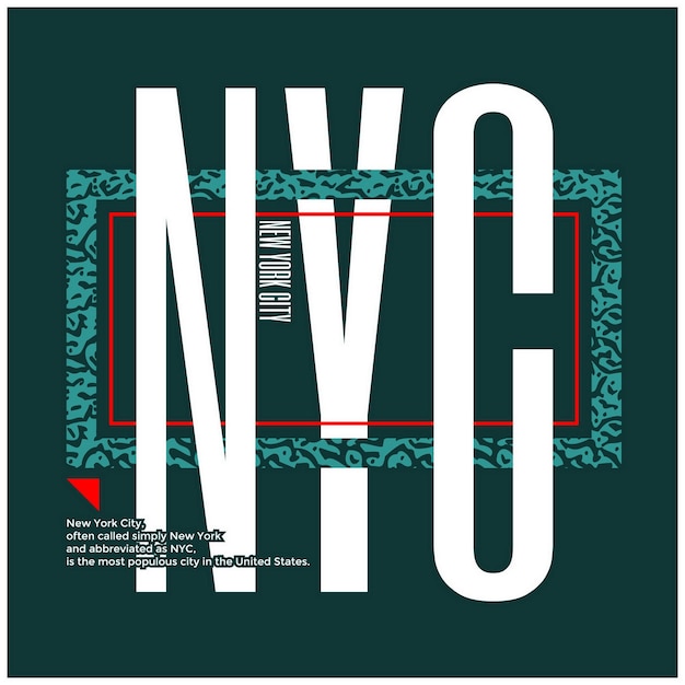 NYCNewyorkベクトルイラストTシャツの服やその他の用途でのヴィンテージのタイポグラフィデザイン