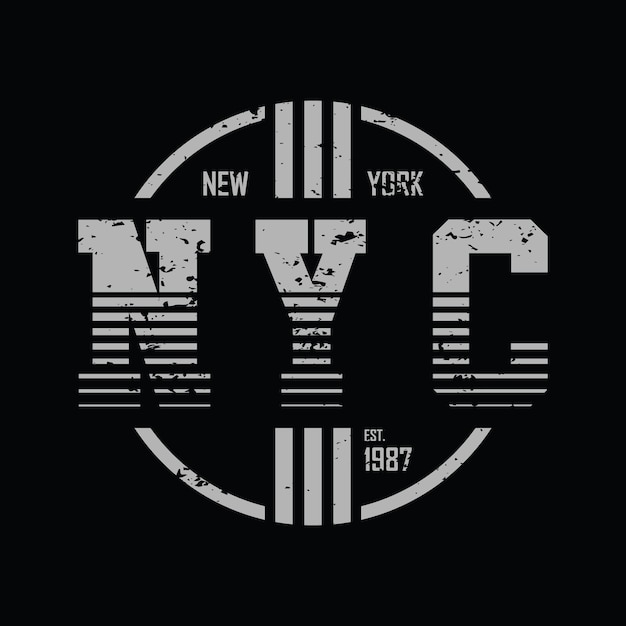 NYC t-shirt en kledingontwerp