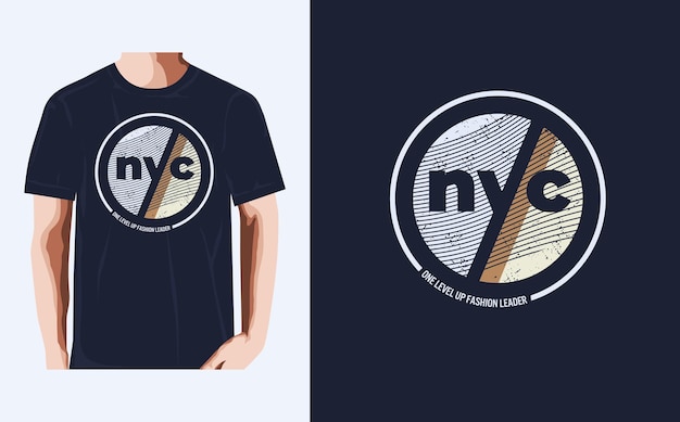 Nyc tshirt and apparel abstract design