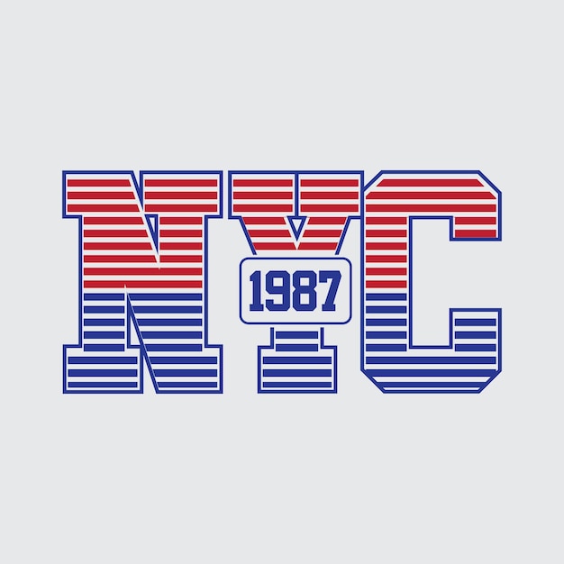 Vector nyc tshirt and apparel design