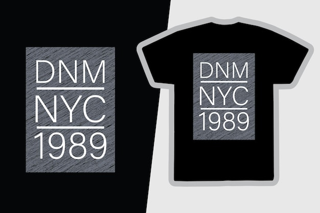 Design di magliette e abbigliamento di new york