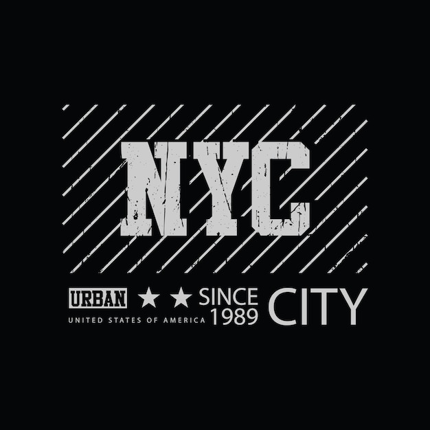 NYC tshirt and apparel design