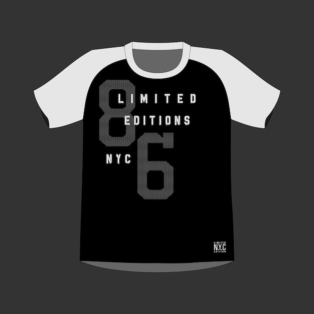 NYC typografie tee shirt ontwerp vectorillustratie.