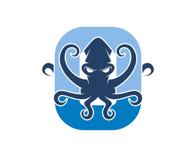 O Letter with octopus in the middle