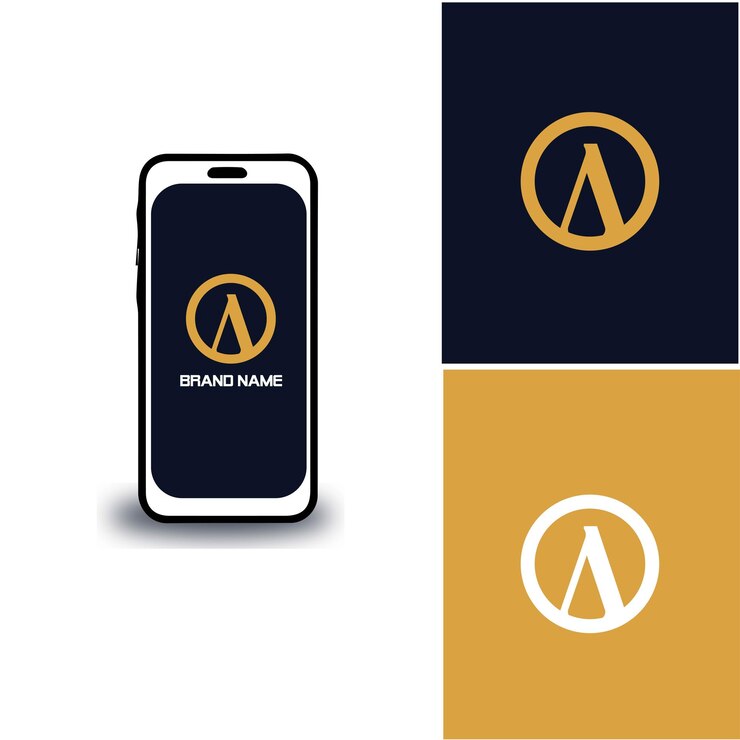 वेक्टर a and o minimal letter logo concept logo template for brand identity