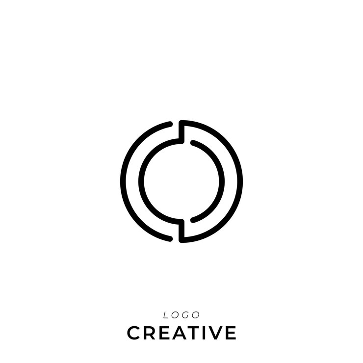 O Premium Creative Latter Logo Design Company Branding Logo Logo Design Vector illustration