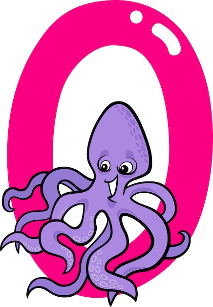 O voor octopus