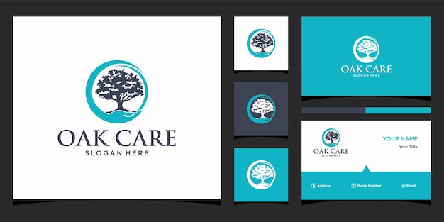 Oak care logo design