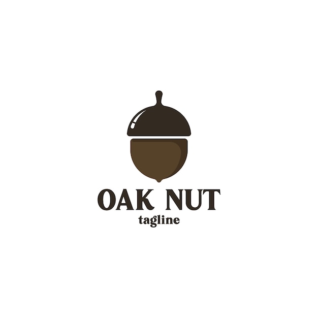 Oak nut logo concept