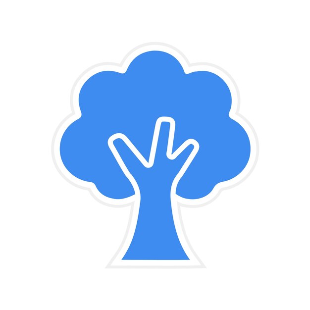 Vector oak tree icon vector image can be used for vikings
