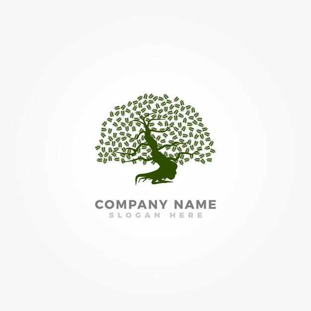 Oak tree logo big tree logo template for business