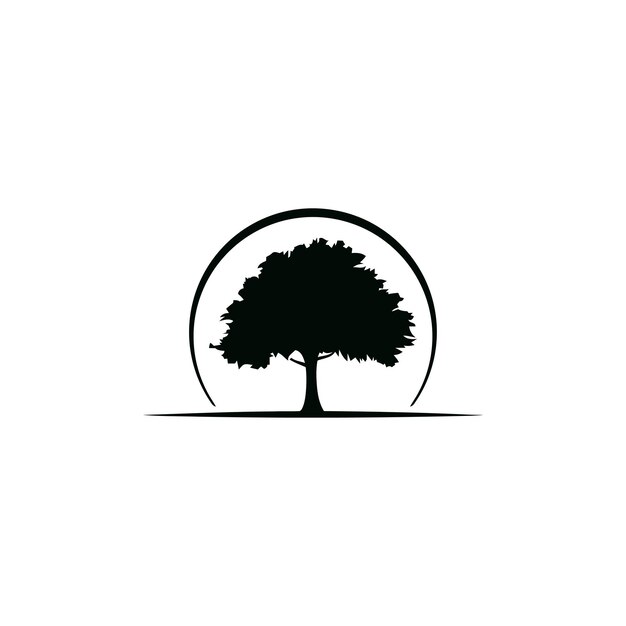 Oak tree logo design