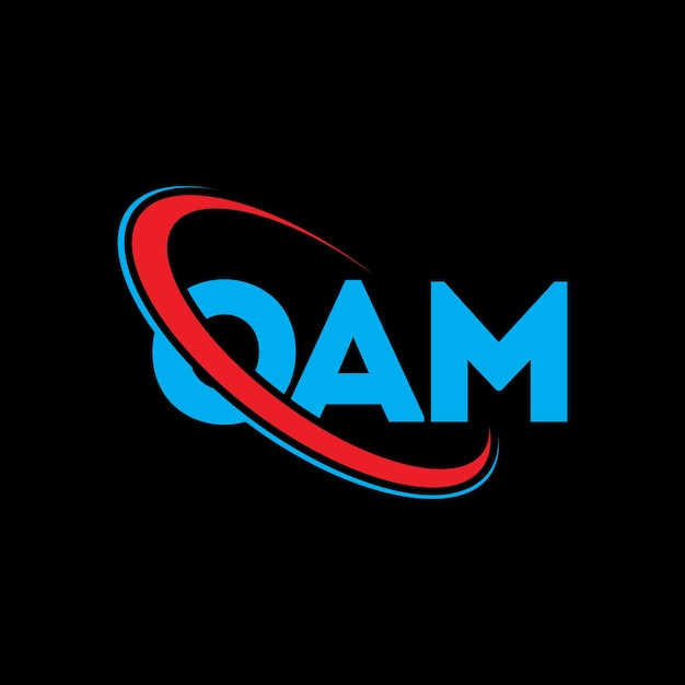 OAM logo OAM letter OAM letter logo ontwerp Initialen OAM logo gekoppeld aan cirkel en hoofdletters monogram logo OAM typografie voor technologiebedrijf en vastgoedmerk