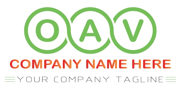 OAV Letter Logo Design