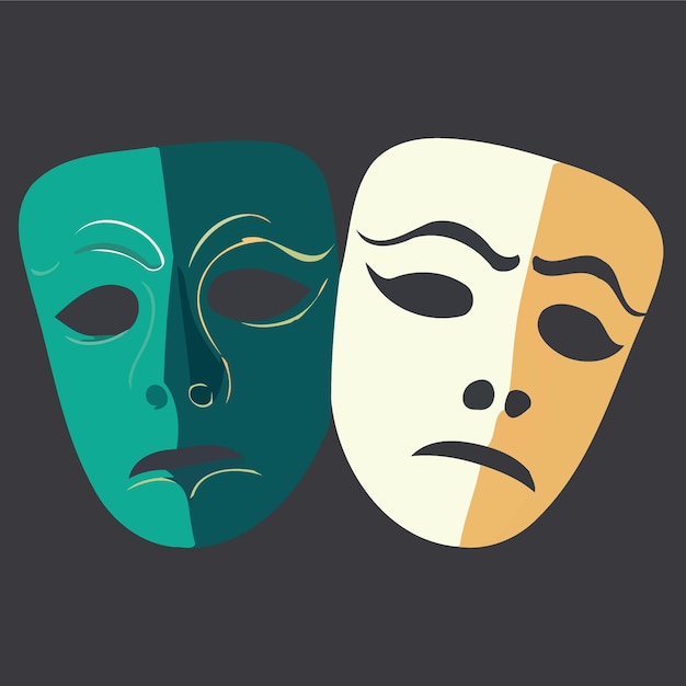 Object dramatic theater masks