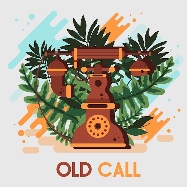 Object illustration old call