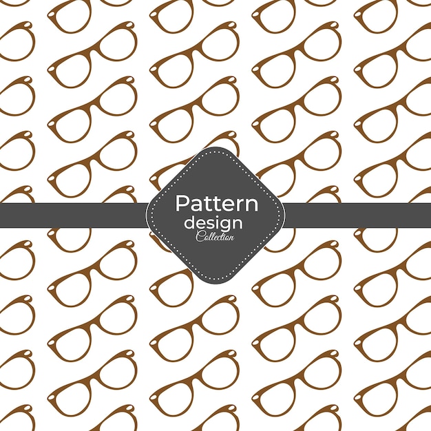 Vector object pattern design template