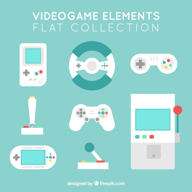 Objects set for video games