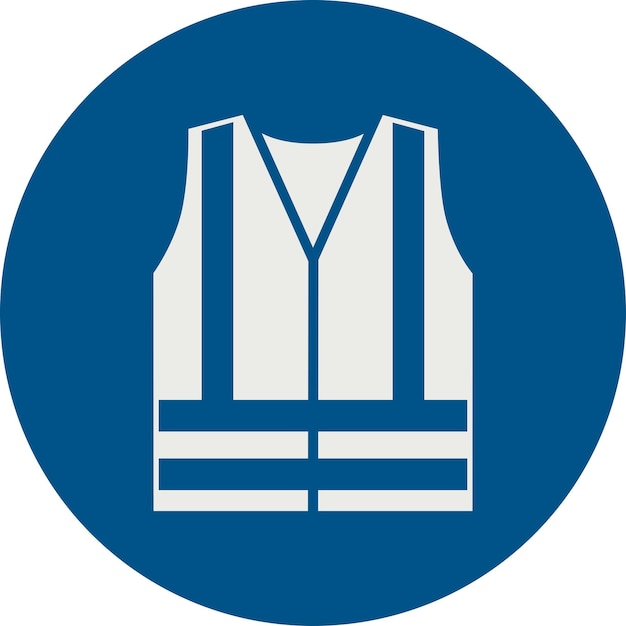 OBLIGATION SIGN PICTOGRAM WEAR HIGH VISIBILITY CLOTHING ISO 7010 M015