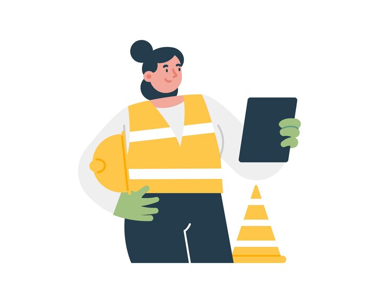 Vector occupational safety and health inspection