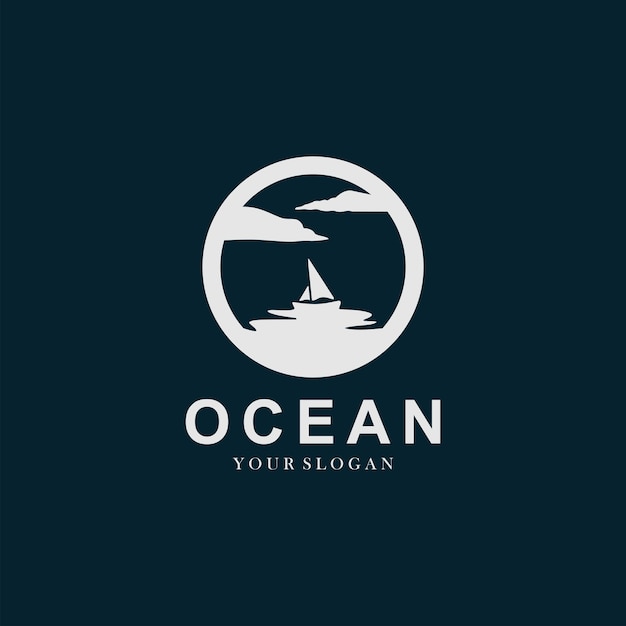 Oceaan Logo Design Vector Ideeën