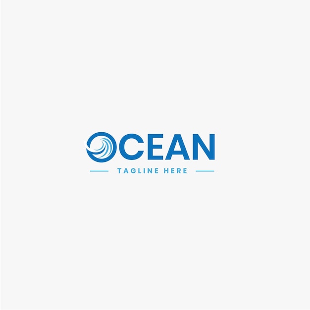 oceaan logo ontwerp