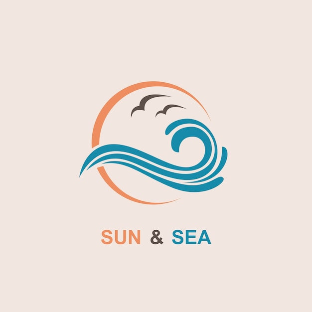 Oceaan logo ontwerp