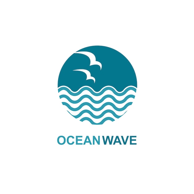 oceaan pictogram ontwerp