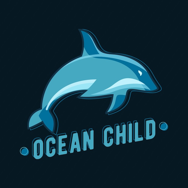 Vettore ocean child world oceans day design vettoriale