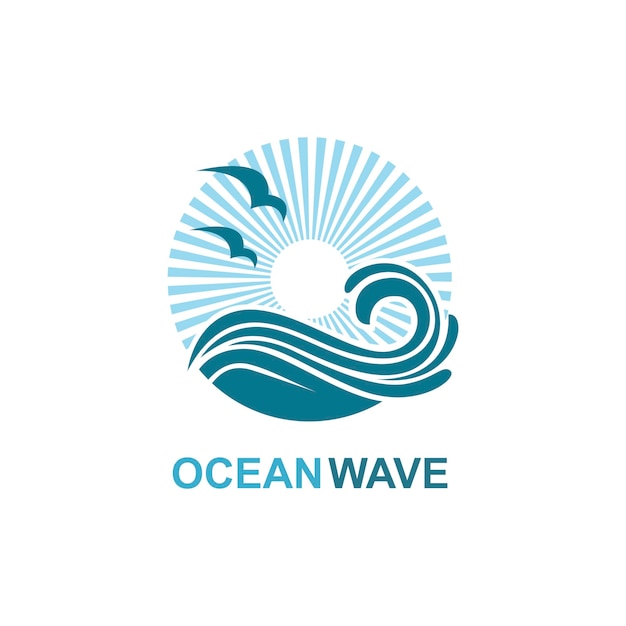 Vector ocean icon design