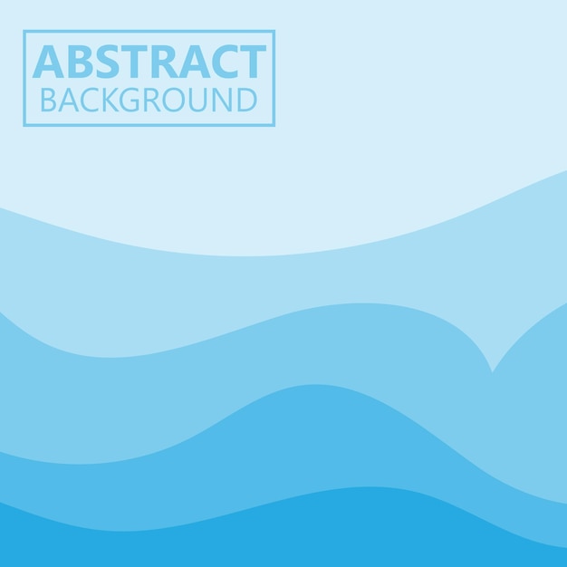 Vector ocean water waves background vector design logo illustration wallpaper poster banner flayer