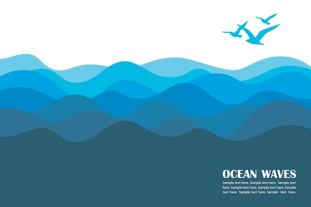 ocean waves background