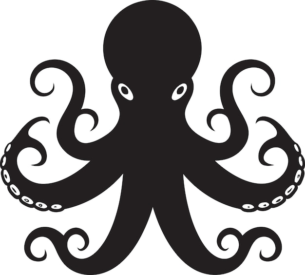 Oceanic Odyssey Octopus Icon Vector Inky Indulgence Octopus Logo Ontwerp