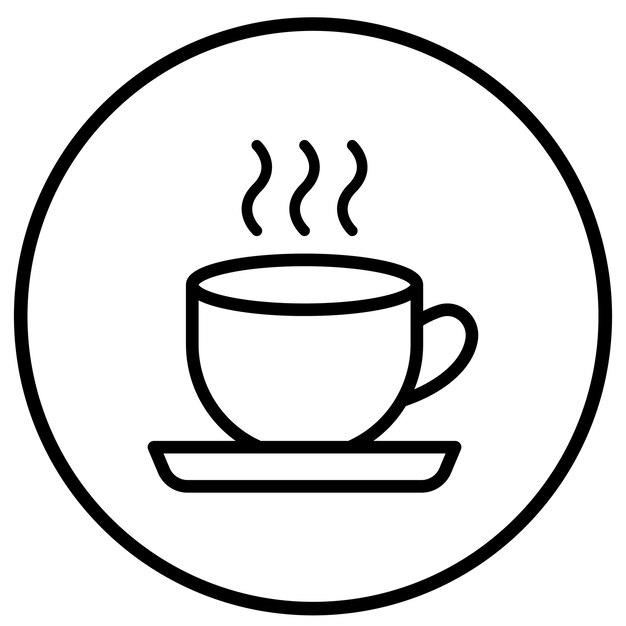 Ochtendkoffie Vector Icon Design Illustratie