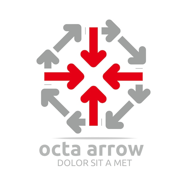 Дизайн логотипа Octa Arrows