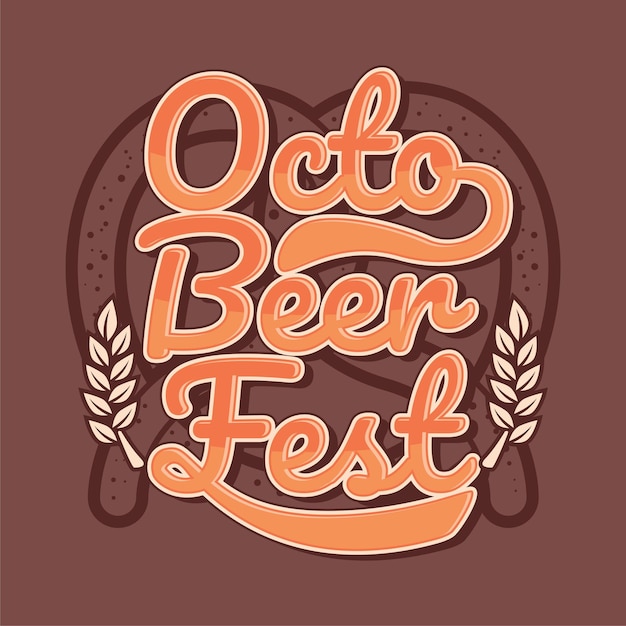 Octo bier fest ontwerp vector