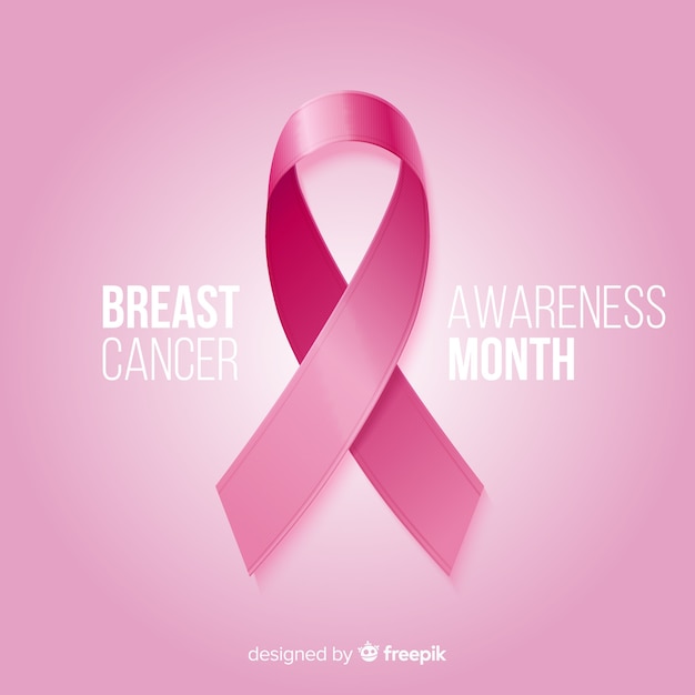 Vector october breast cancer awareness month campaign