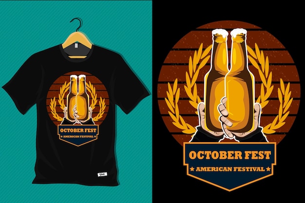 October Fest American Festival T Shirt Design