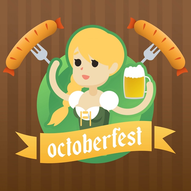 Octoberfestイラストレーション