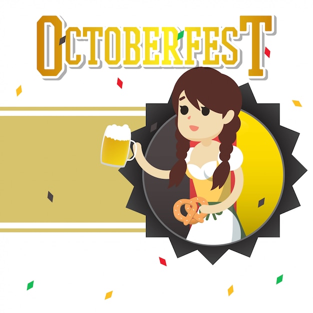 Vector octoberfest illustration