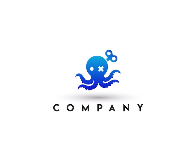 Octopus Animal Logo