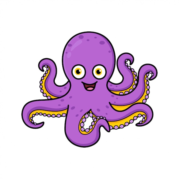 Octopus cartoon   illustration