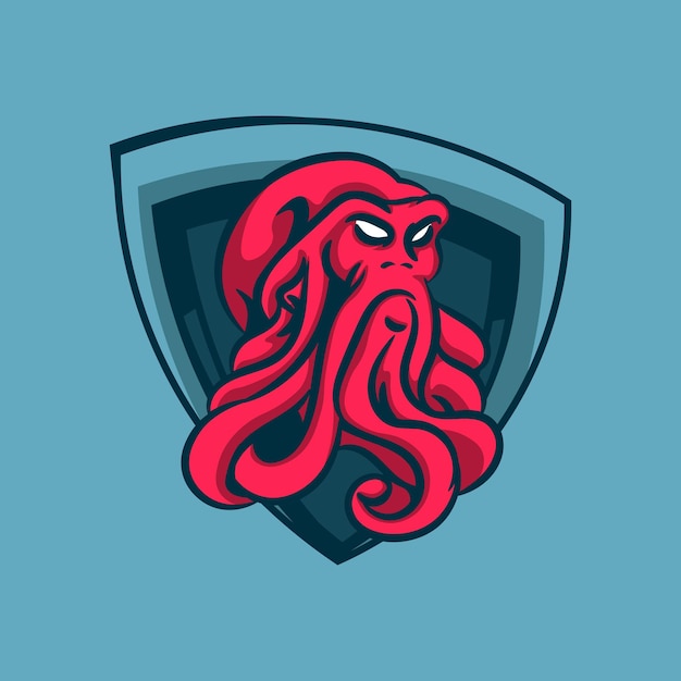 Octopus Esports Mascot Logo Design