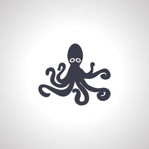 Octopus icon Octopus isolated icon