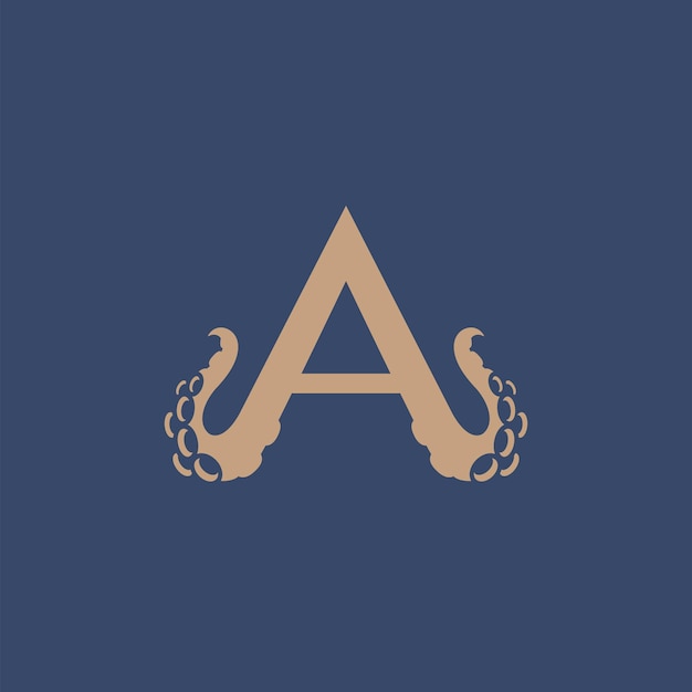 Octopus Letter A Icon