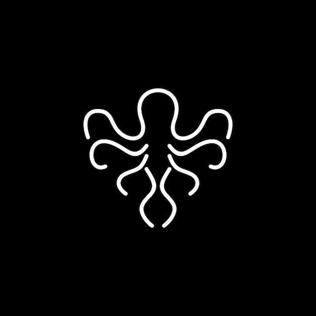 Octopus logo icon design template