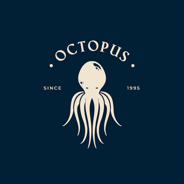 Octopus logo template