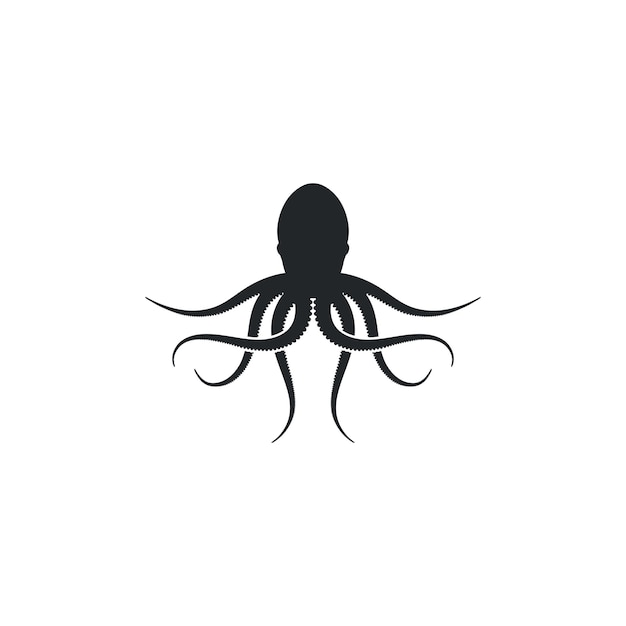 Octopus logo vectorillustratie